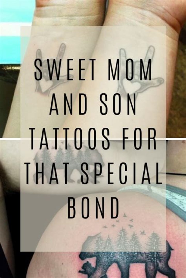 Inspiring Tattoos For Sons From Mom